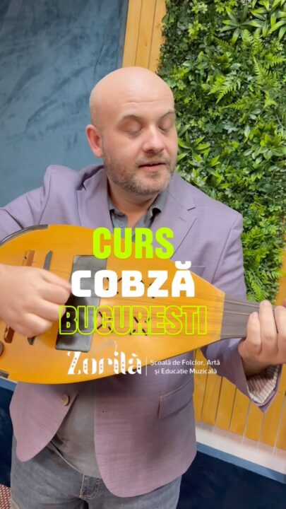 Școala Zorilă este singura şcoală din România unde găseşti cursuri de cobză!
